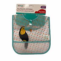 Easy Clean Bib with Food Catcher - Assorted
