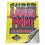 Super Large Print Word Search