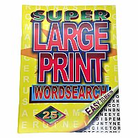 Super Large Print Word Search