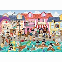 Pirates on Vacation - Floor Puzzle - Cobble Hill.