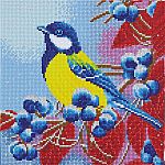 Crystal Art Medium Framed Kit - Bird and Berries