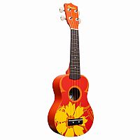 Amahi Ukulele - Orange Flower 