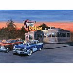 Adult Paint by Number - 50's Diner.