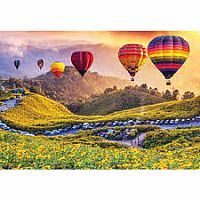 Hot Air Balloons at Sunset - Pierre Belvedere