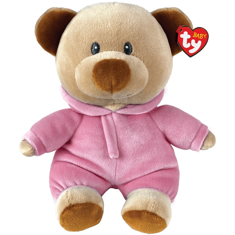 Pajama Bear - Pink Bear Baby Ty Medium - Toy Sense