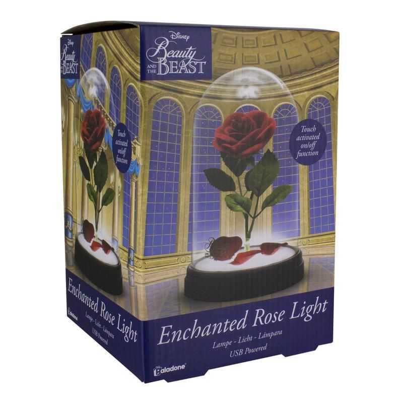 Beauty and The Beast Enchanted Rose Desk Lamp Toy Sense