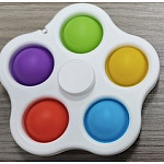 Spin N' Pop Finger Fidget with 5 Poppers 