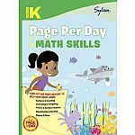 Sylvan Page Per Day: Math Skills Grade K