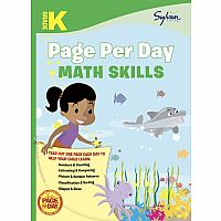Sylvan Page Per Day: Math Skills Grade K
