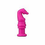 Pink Horse Shaped Silicone Chewable Pencil Topper