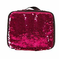 Style.Lab Magic Sequin Lunch Tote - Pink and Silver