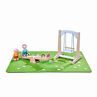 Little Friends Playground Playset with Two Babies 