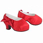 Red Satin Platform High Heel for 18" Doll