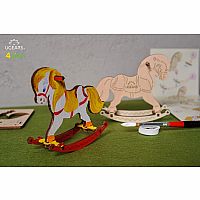 UGears Coloring Model - Rocking Horse 