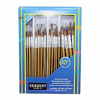 Round Brush Set - 40 Pieces. 