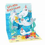 Underwater Seals Birthday Pop-Up Card