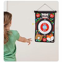 Double-Sided Magnetic Woodland Dart Game