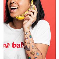 Goofy Doodles Temporary Tattoos - Tattly