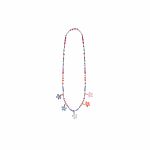 Boutique Shimmer Flower Necklace