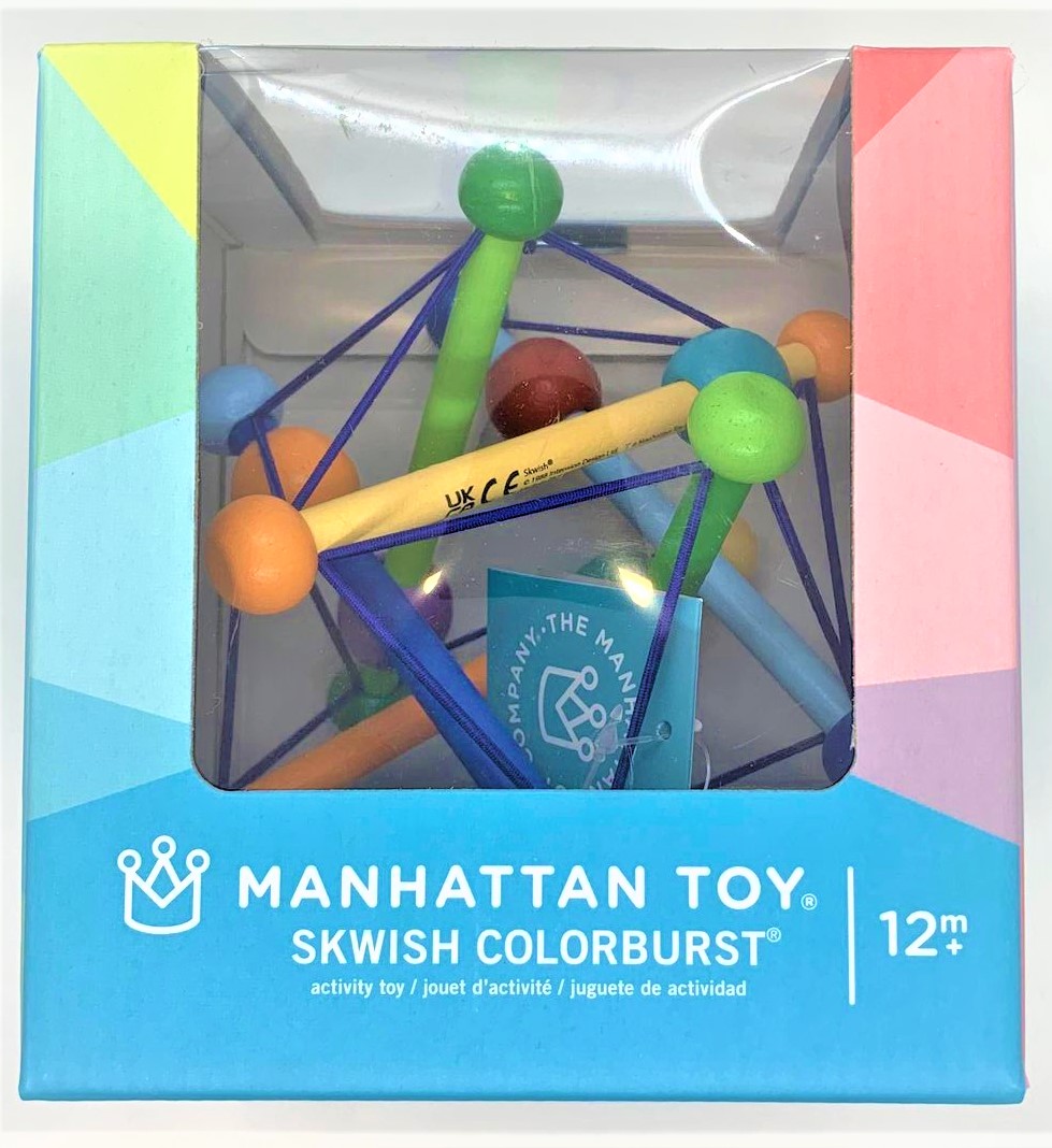 Manhattan toy skwish color burst grasping activity sales toy