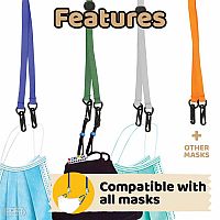 School Mask Pack Mask Straps - Smart Colors - Retired.