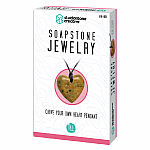 Soapstone Jewelry Pendant Kit - Heart.