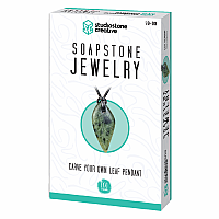 Soapstone Jewelry Pendant Kit - Leaf