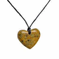Soapstone Jewelry Pendant Kit - Heart.