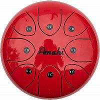 Steel Tongue Drum - Red 8 inch