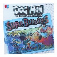 Dog Man Supa Buddies Lenticular Puzzle - University Games 