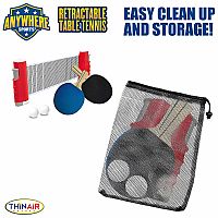 Anywhere Sports Retractable Table Tennis Set