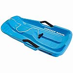 Downhill Thunder Kid's Snow Sled With Built-In Break System - Blue 