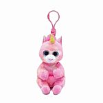Skylar - Pink and Orange Unicorn Beanie Bellies Clip 