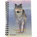 Snow Wolf - 3D Notebook