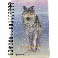 Snow Wolf - 3D Notebook