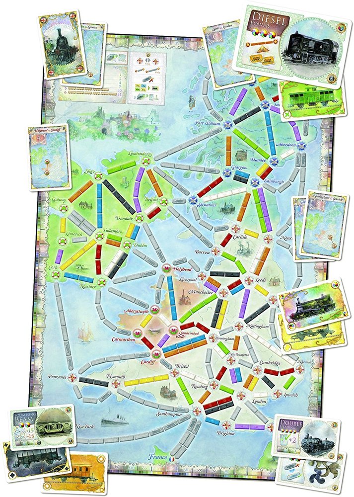 Ticket to Ride Map Collection Volume 5: United Kingdom - Toy Sense