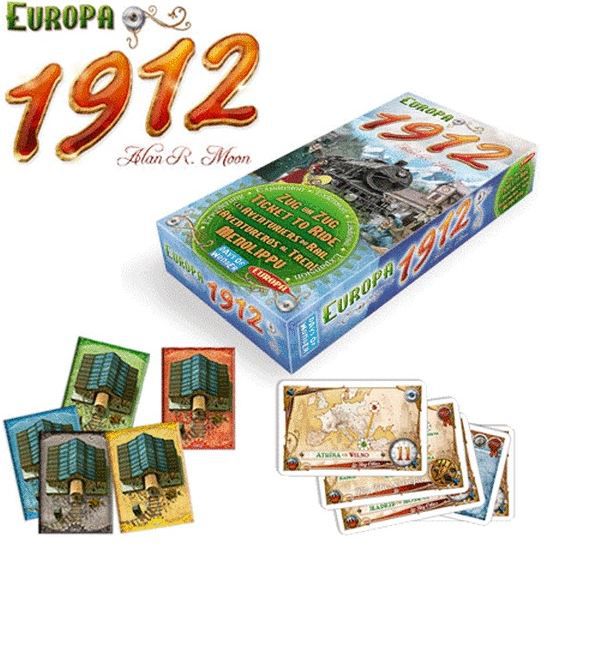 Games Toys Hobbies Days Of Wonder Ticket To Ride Europe 1912 Expansion Monalisa Tiles Com