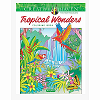 Creative Haven Tropical Wonders Colouring Book