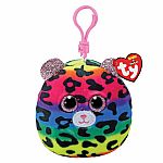 Dotty - Leopard Mini Squish-A-Boo Clip 