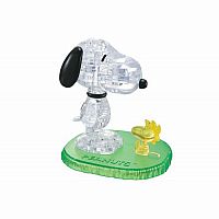 Snoopy and Woodstock- 3D Crystal Puzzle