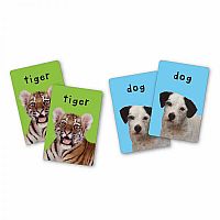 First 100 Animals Matching Card Game.  