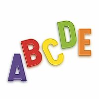 Magnetic Upper Case Letters