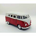 Diecast Pull-Back 1963 VW T1 Bus - Assorted 
