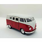 Diecast Pull-Back 1963 VW T1 Bus - Assorted