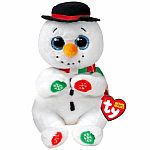 Weatherby the Christmas Snowman - Ty Beanie Bellies.