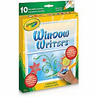 10 Window Writers Washable Markers.