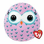 Winks - Pink Owl Squish-A-Boo