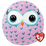 Winks - Pink Owl Large Squish-a-Boos 