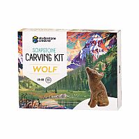 Wolf Soapstone Carving Kit.