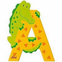 Wooden Letters Animal - 'A' Alligator 